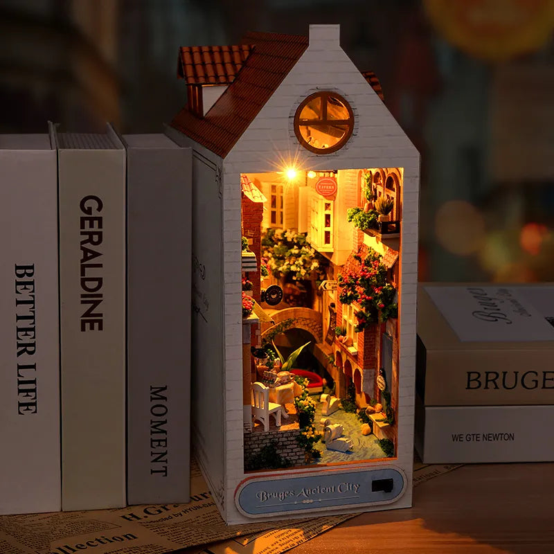 Bruges Ancient City Book Nook Kit
