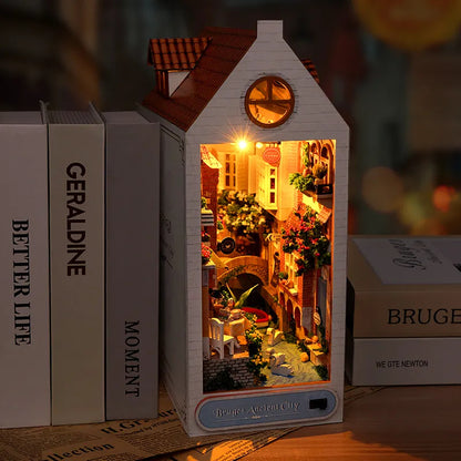 Bruges Ancient City Book Nook Kit