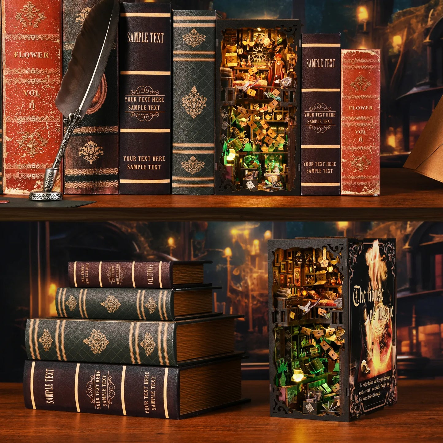 The House of Magic Book Nook Kit