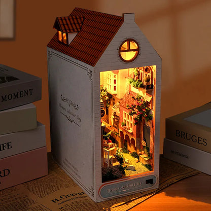 Bruges Ancient City Book Nook Kit