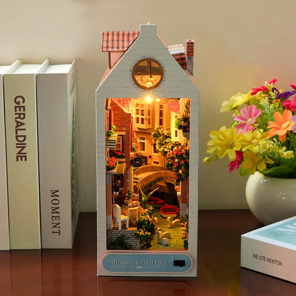 Bruges Ancient City Book Nook Kit