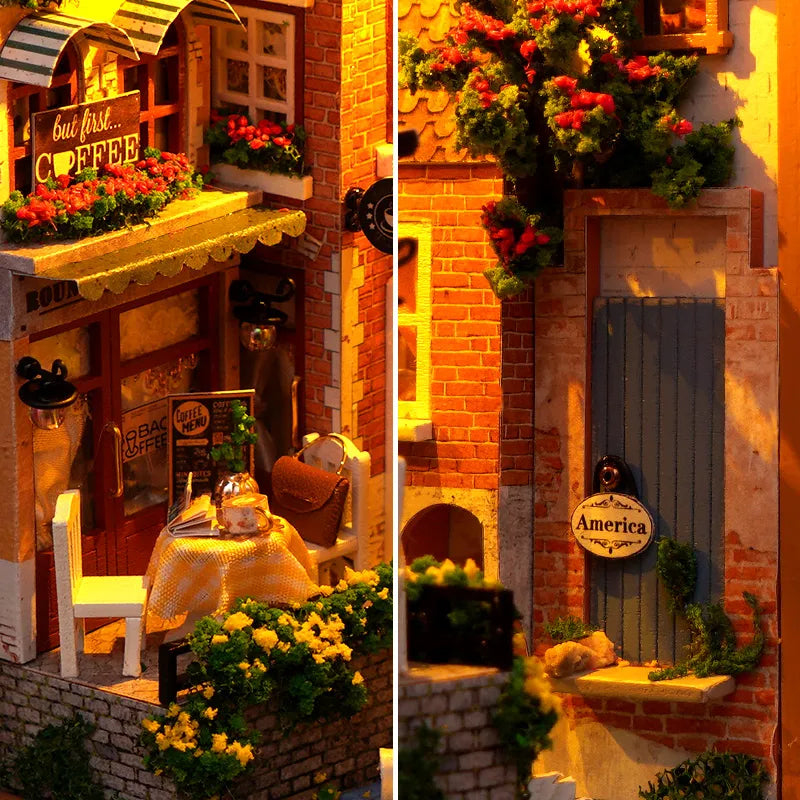 Bruges Ancient City Book Nook Kit