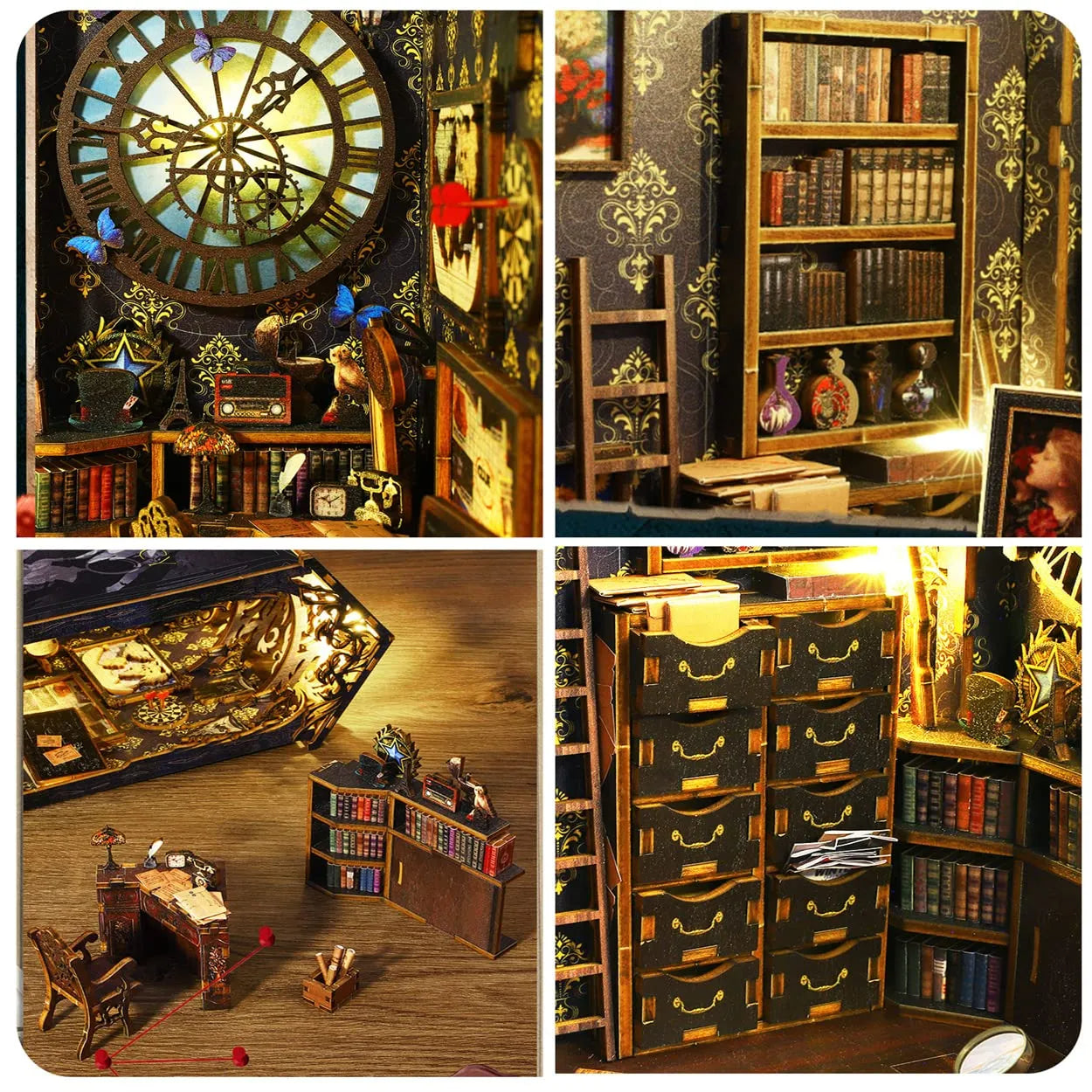 Detective Agency Book Nook Kit