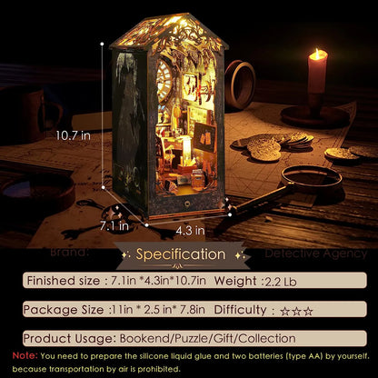 Detective Agency Book Nook Kit