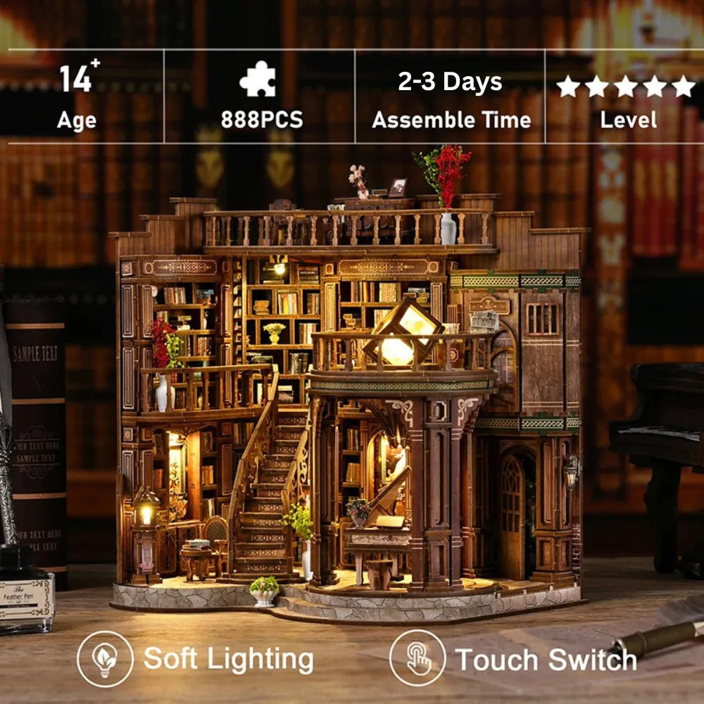 Dreamy Book Hall DIY Mini House Kit
