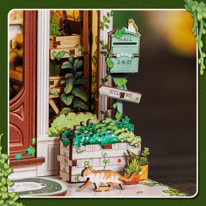 Green Life Bookshop DIY Miniature House