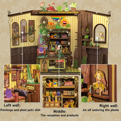 Fantasy Plant Shop Book Nook Kit