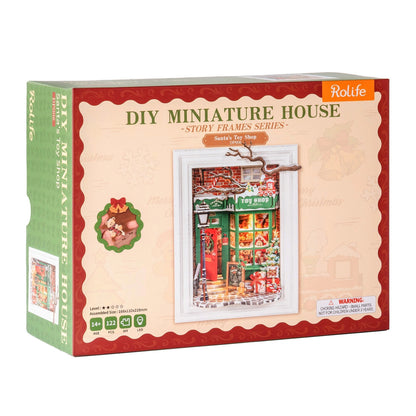 Santa's Toy Shop DIY Book Nook Kit