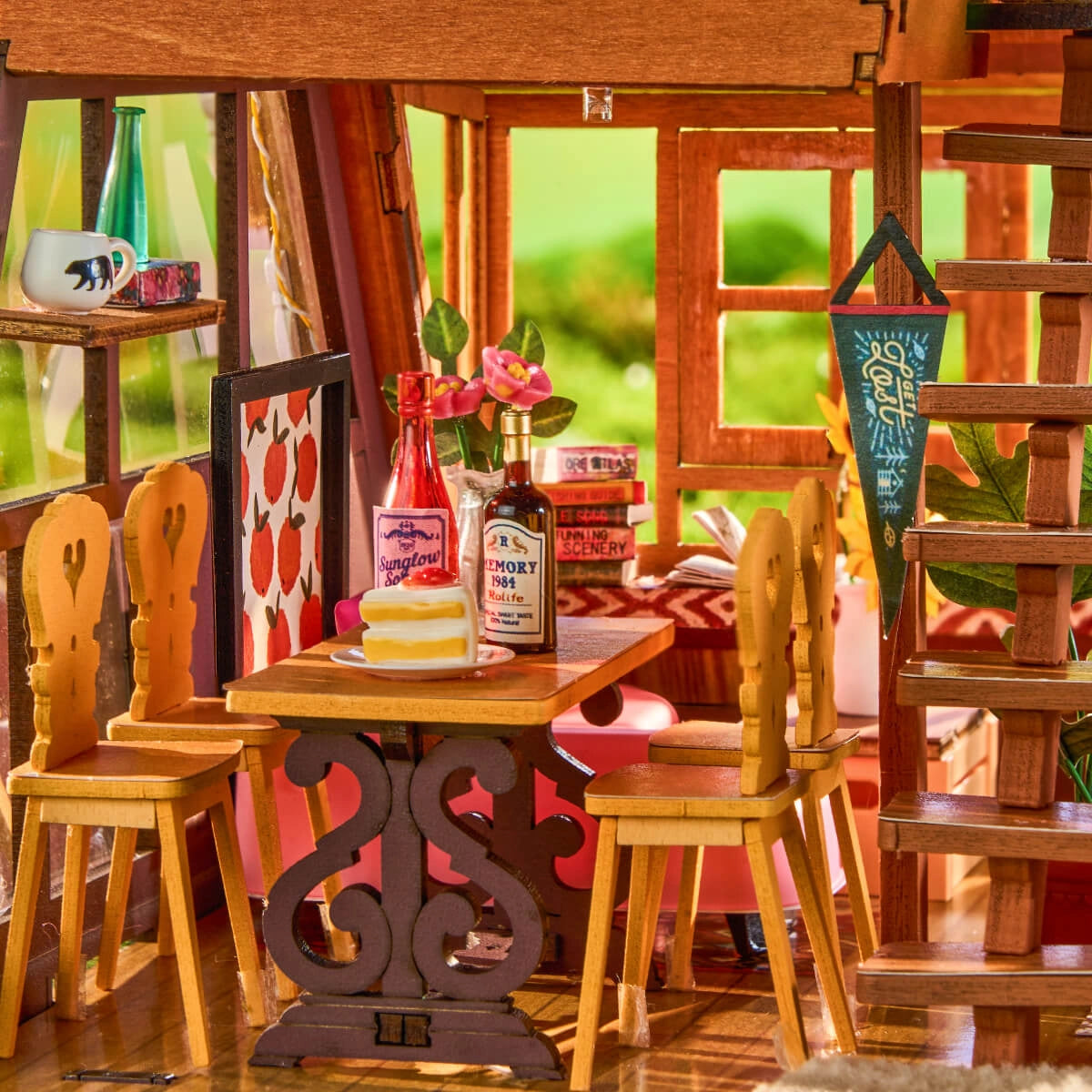 A-Frame Cabin DIY Miniature Kit