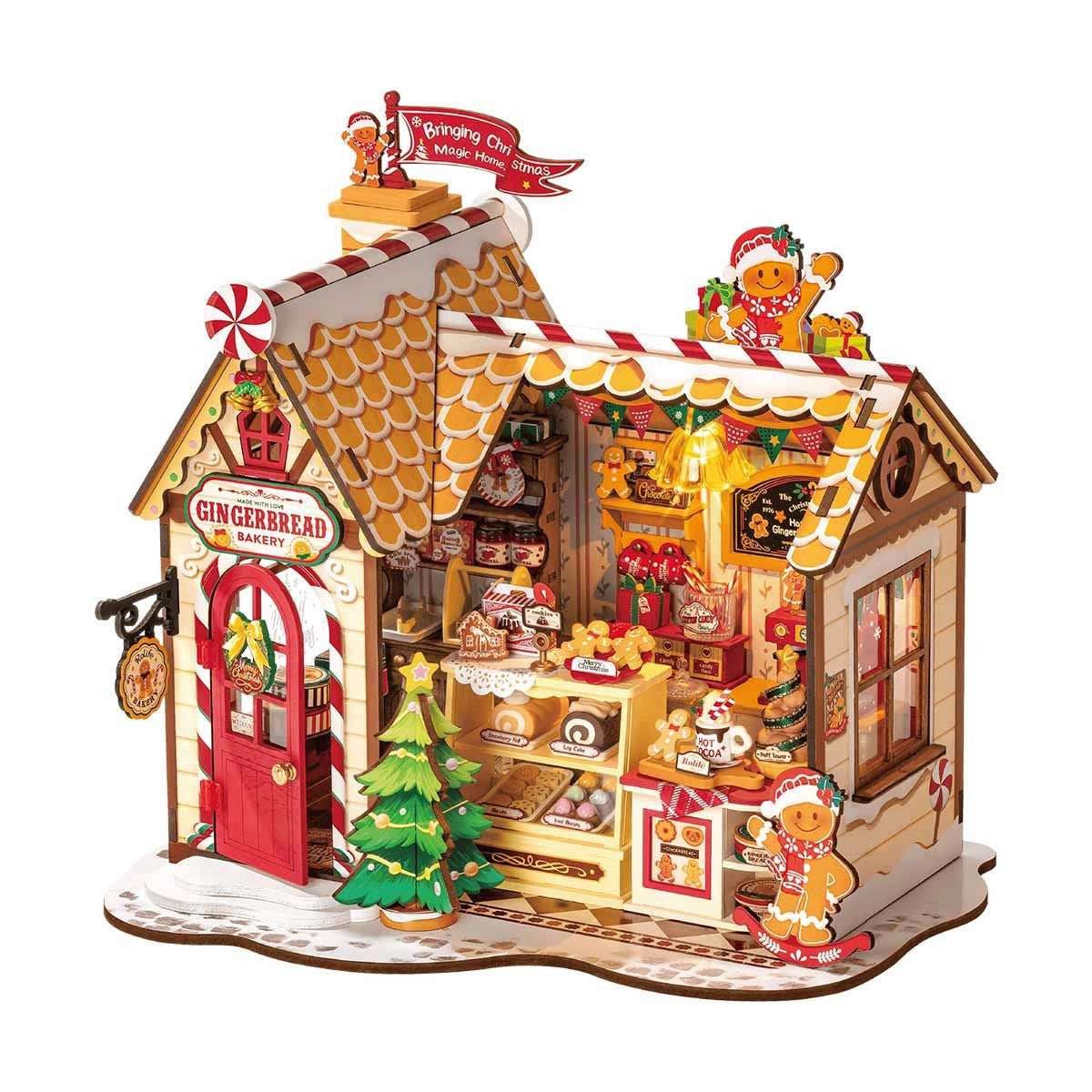 Gingerbread House DIY Miniature House Kit