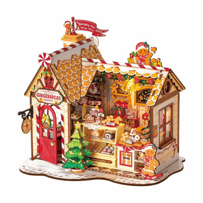 Gingerbread House DIY Miniature House Kit