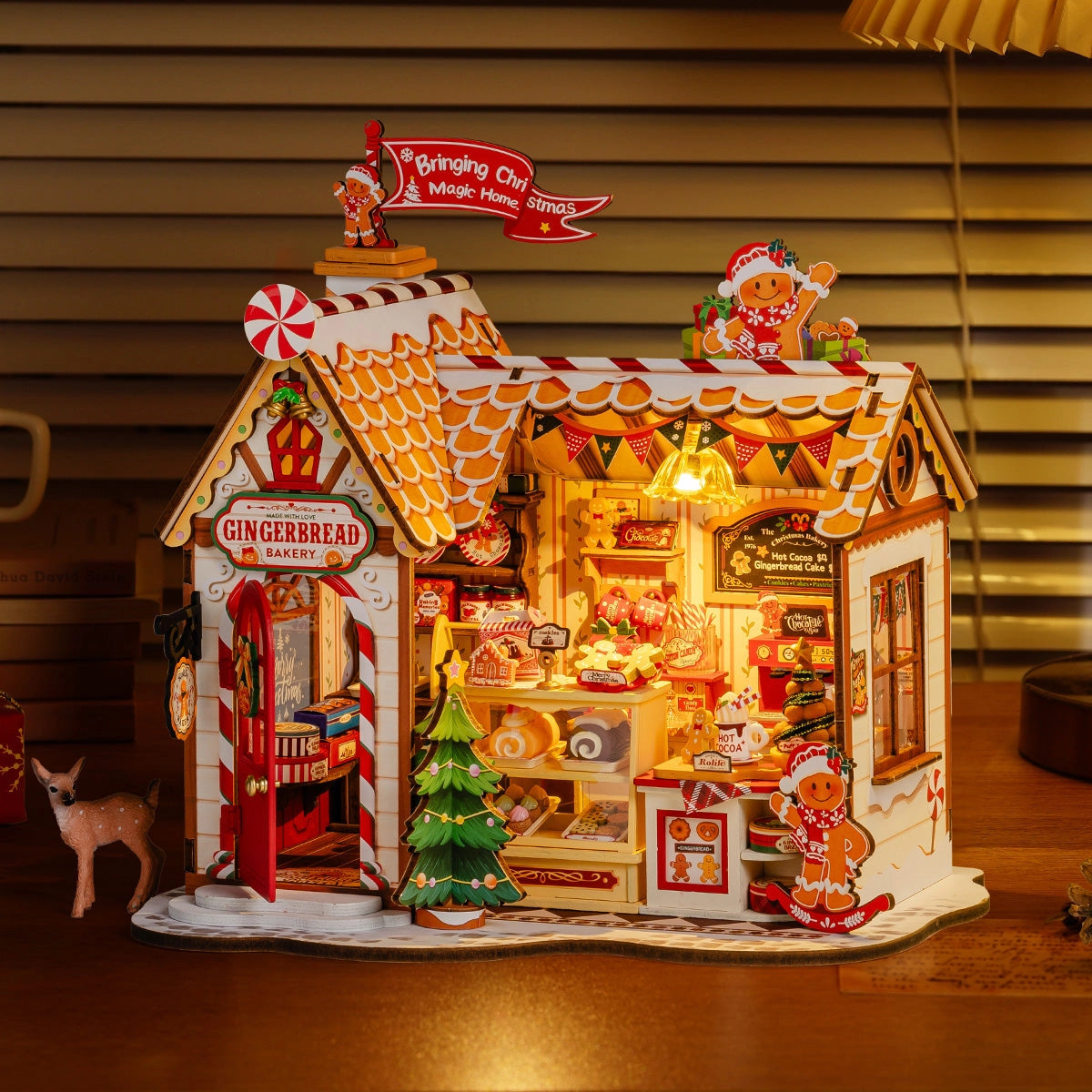 Gingerbread House DIY Miniature House Kit