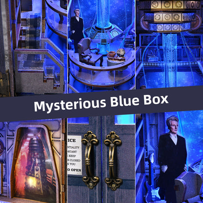 Mysterious Blue Box DIY Book Nook Kit