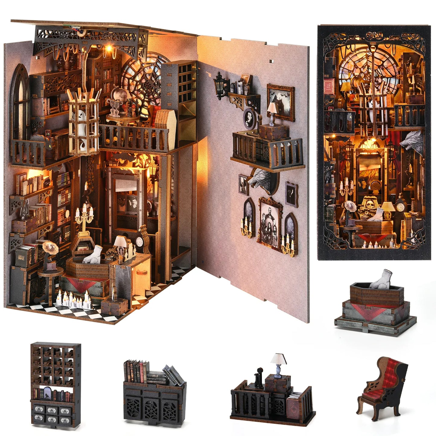The Dark Family Book Nook Kit