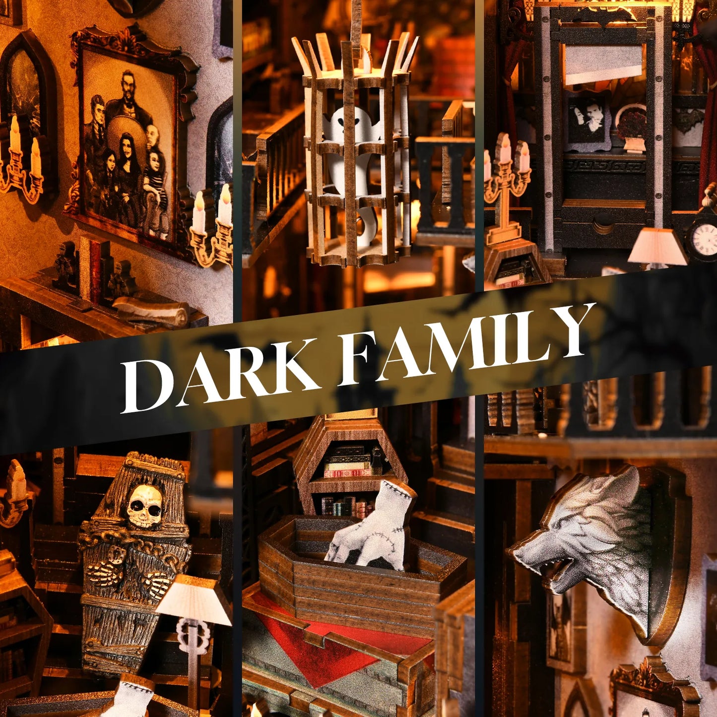 The Dark Family Book Nook Kit