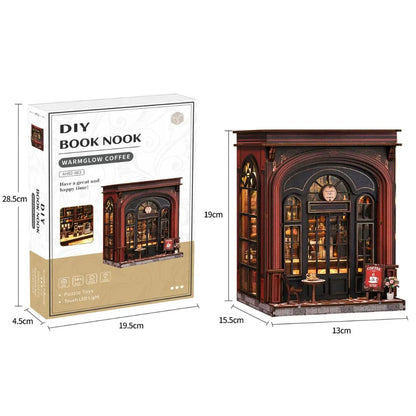 Warmglow Coffee DIY Book Nook Kit