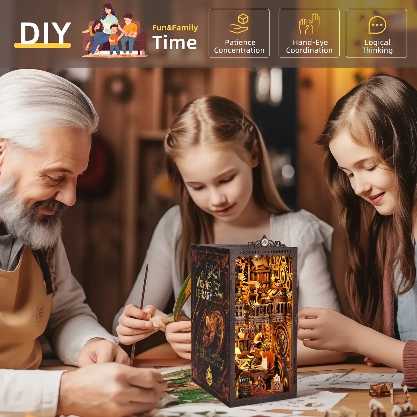 Wander Library Book Nook Kit