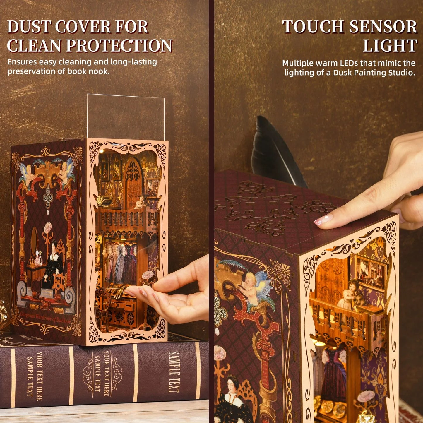 Wardrobe of Duchess Book Nook Kit