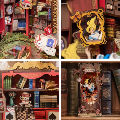 Alice In Wonderland Book Nook Kit