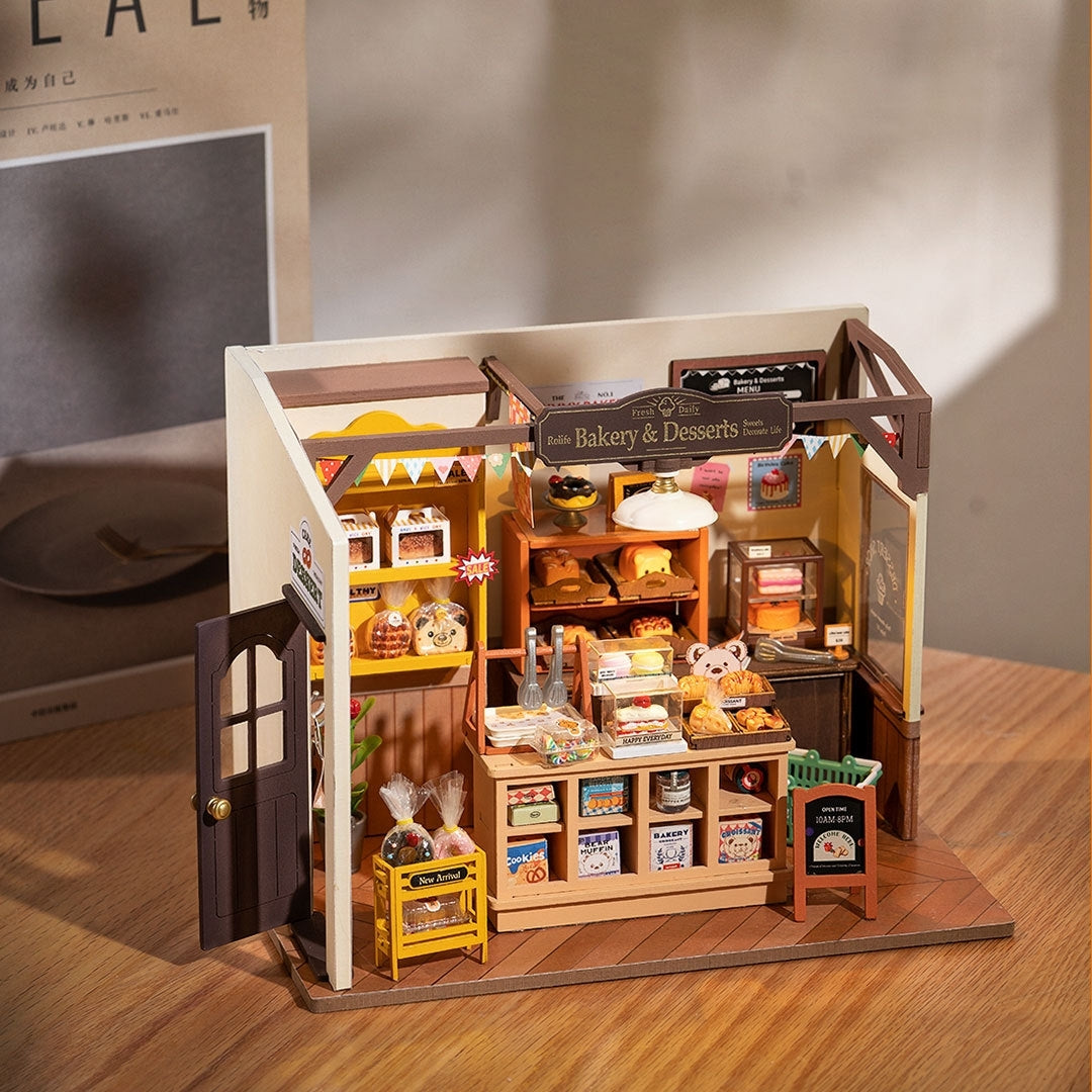 Becka's Baking House bakery themed diy miniature house - miniature crafts
