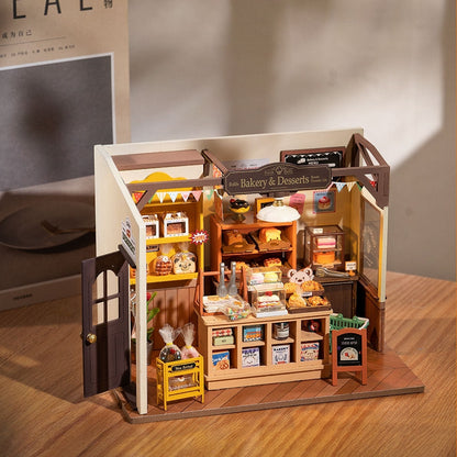 Becka's Baking House bakery themed diy miniature house - miniature crafts