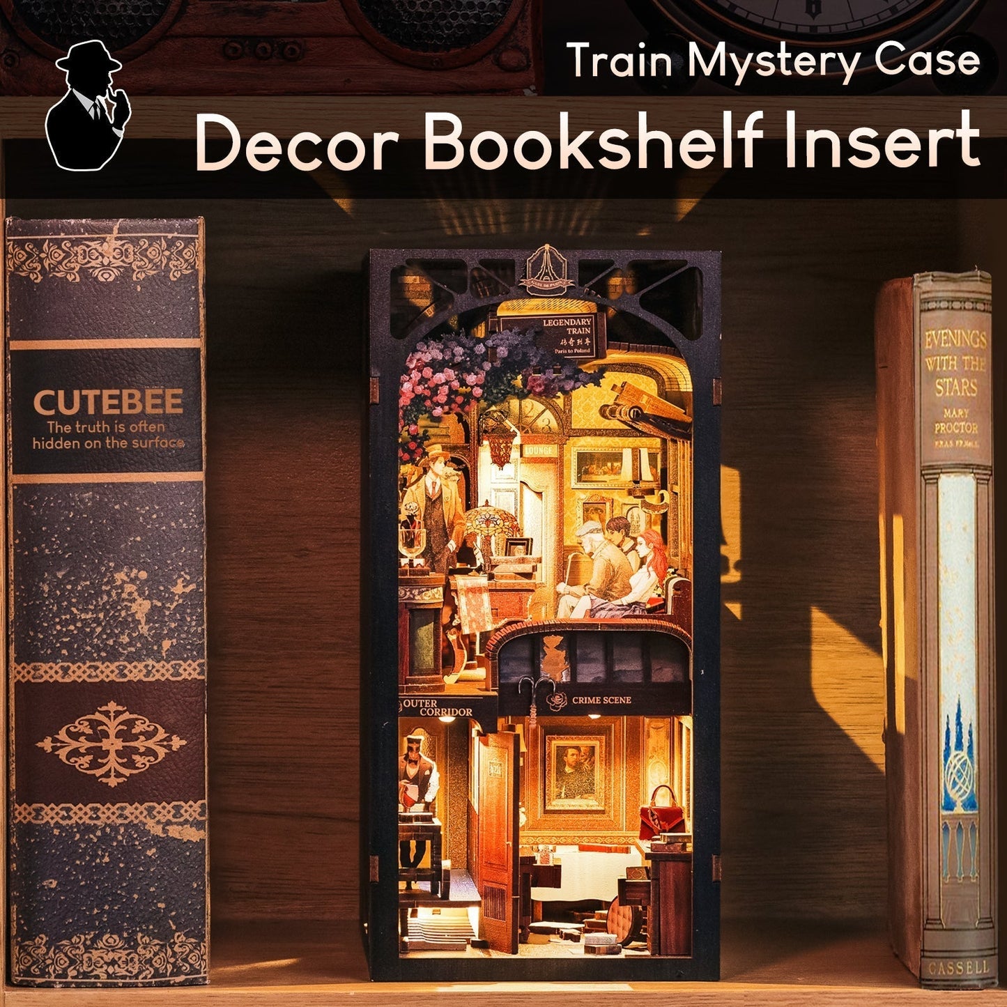Train Mystery Book Nook Kit