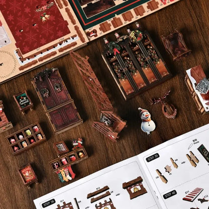 Christmas Shop DIY Book Nook Kit