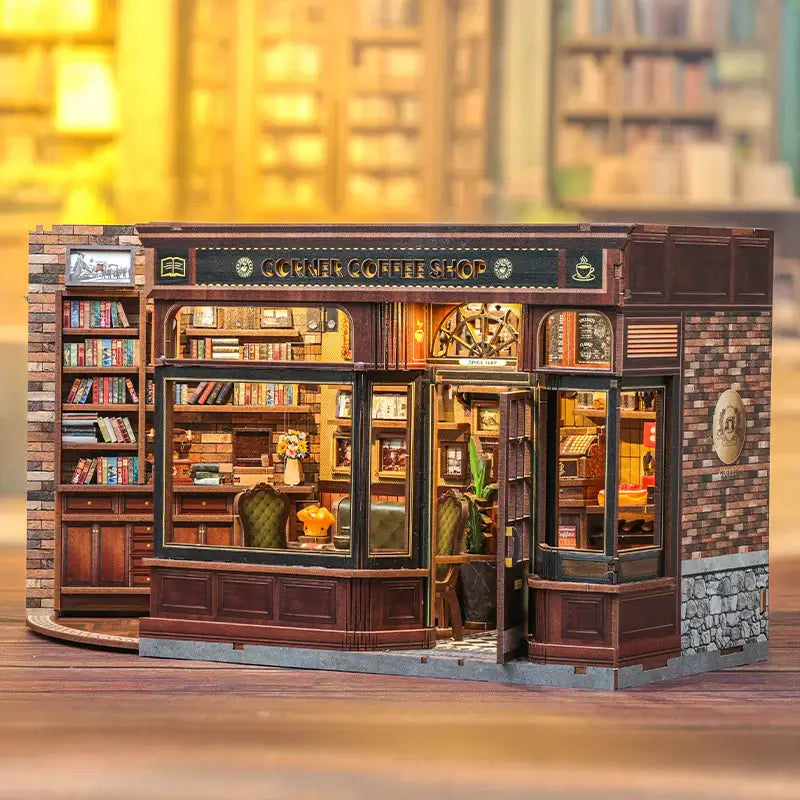 Corner Coffee Shop DIY Miniature House