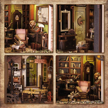 Detective House Book Nook Kit