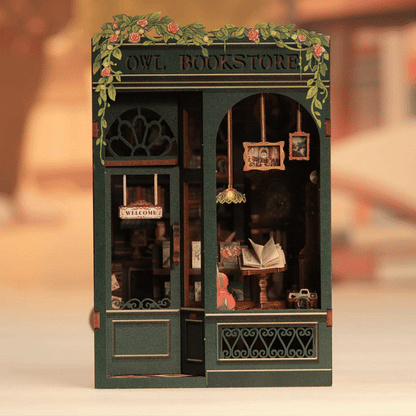 Owl Bookstore Book Nook Kit