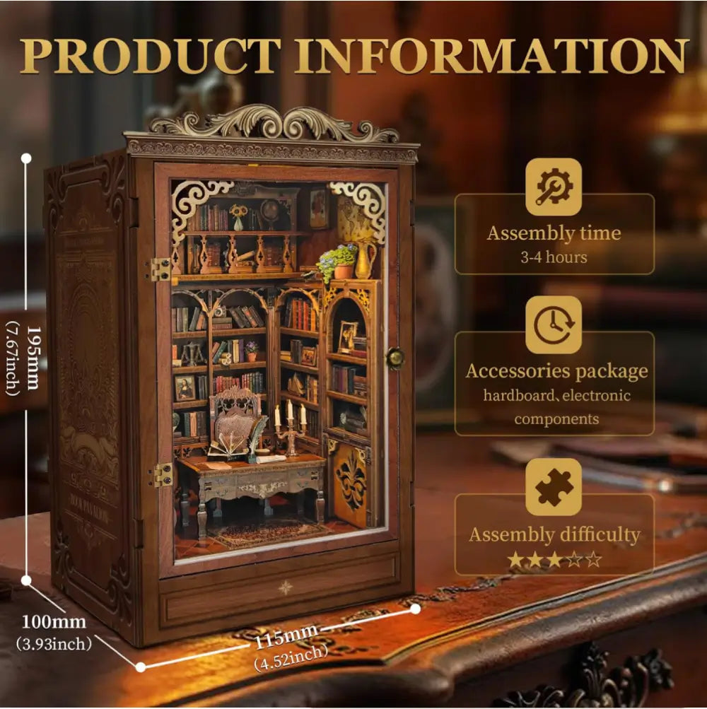 Timeless Book House DIY Book Nook Kit