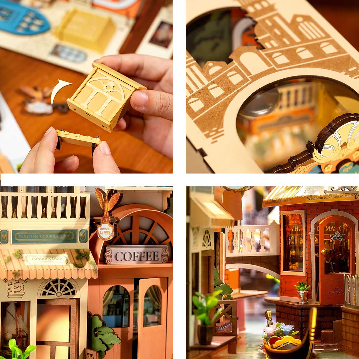 Romantic Venice Book Nook Kit